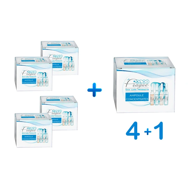 Gesichtsampullen 10x2ml (5 beliebige Packungen Ihrer Wahl): 4+1 (1 gratis)