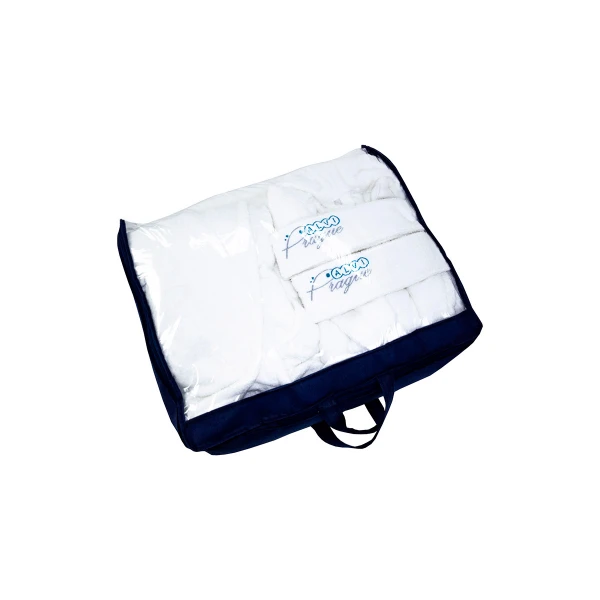 Frottier-Set Nr. 2 (2 Hausmäntel + 1 Bezug + 2 Decken + 2 Kopfbänder)