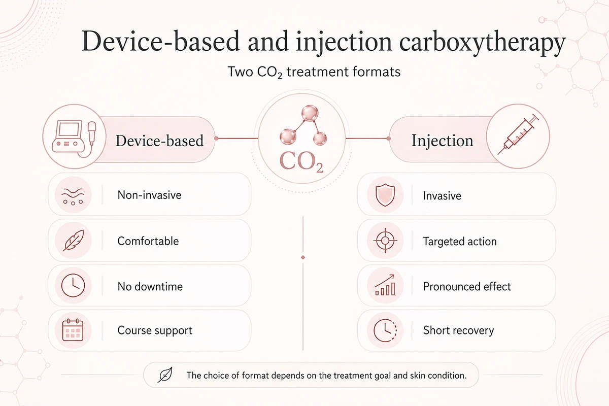 apparative und injektionsbasierte Carboxytherapie
