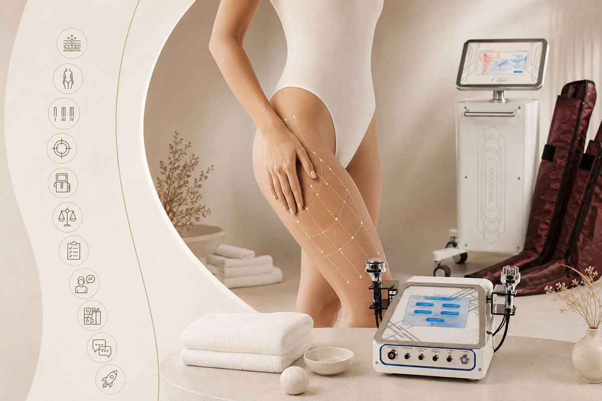 apparative Cellulite-Korrektur für Kosmetikstudios