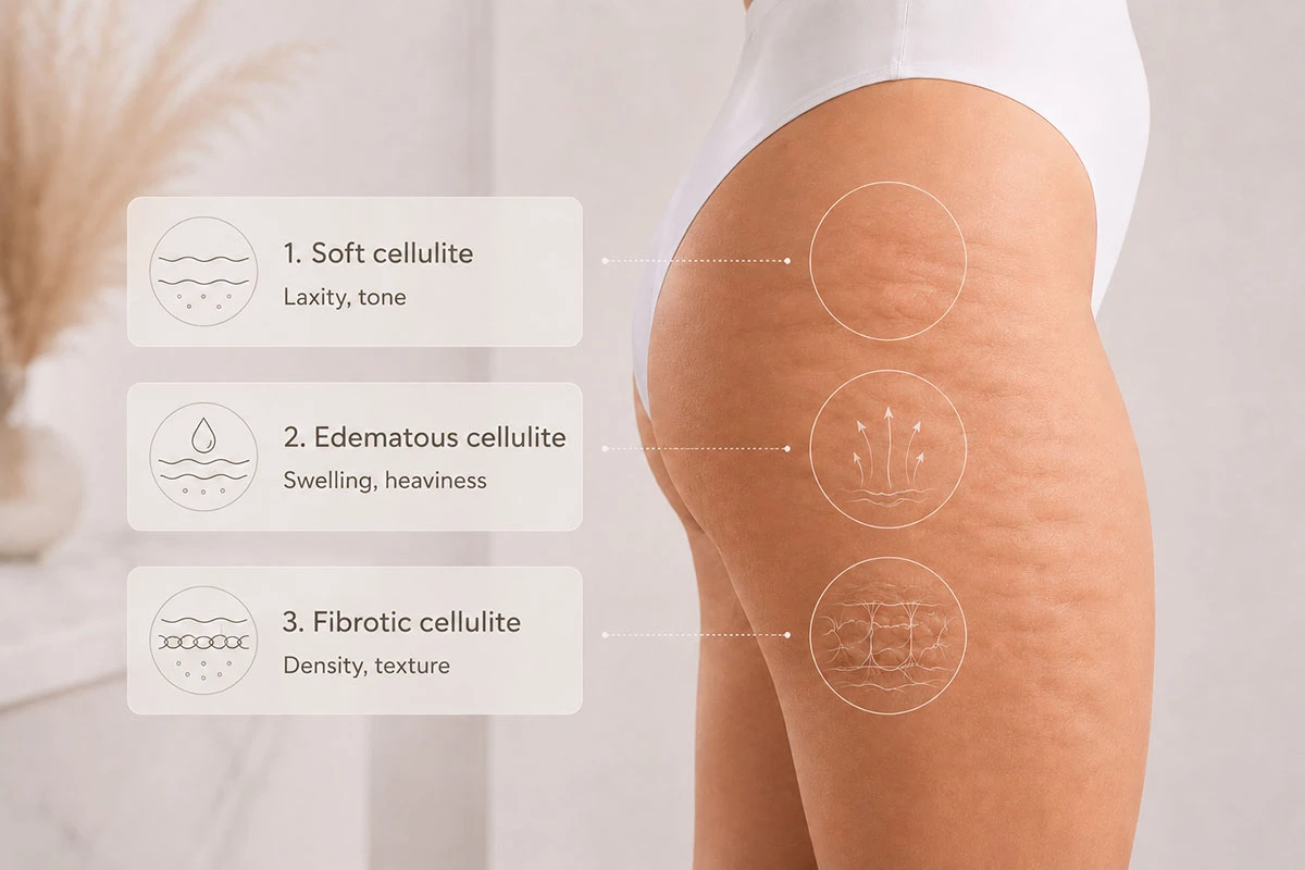 Cellulite-Typen und unterschiedliche Kundenbedürfnisse
