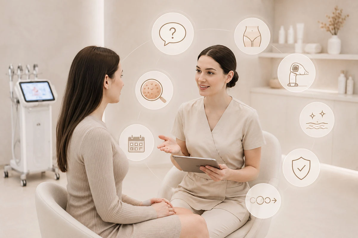 häufige Fragen zu Cellulite und apparativer Korrektur