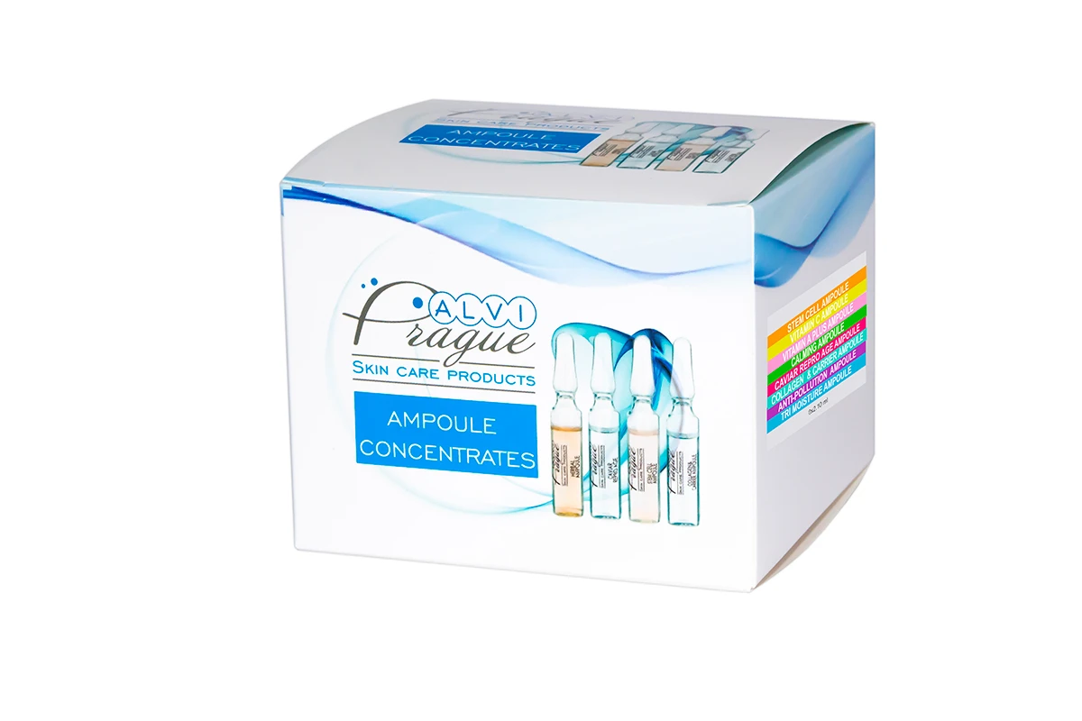 Ein Satz Ampullen für das Gesicht aus 4 Arten von 12x2 ml herbal