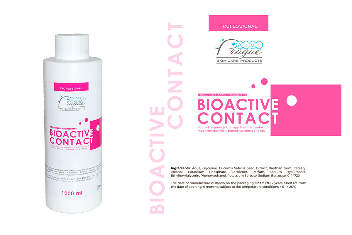 Gel für Mikrostromtherapie Bioactive contact 1 L